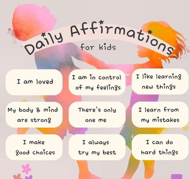 Affirmations for kids in 2024